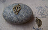 Accessories - 20 Pcs Of Antique Bronze Filigree Filigree Leaf Charms 10x16mm A334