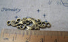 Accessories - 20 Pcs Of Antique Bronze Filigree Flower Connector Charms 11x36mm A4764