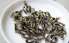 Accessories - 20 Pcs Of Antique Bronze Filigree Half Crown Charms 12x20mm A772