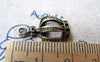 Accessories - 20 Pcs Of Antique Bronze Filigree Half Crown Charms 12x20mm A772