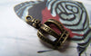Accessories - 20 Pcs Of Antique Bronze Filigree Half Crown Charms 12x20mm A772