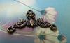 Accessories - 20 Pcs Of Antique Bronze Filigree Leaf Flower Connector Charms 15x27mm A2798