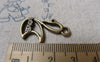 Accessories - 20 Pcs Of Antique Bronze Filigree Swan Charms 18x25mm A6864