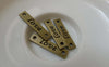 Accessories - 20 Pcs Of Antique Bronze Flat Bar Connector Charms 6x26mm A6222