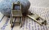 Accessories - 20 Pcs Of Antique Bronze Flat Chair Charms 11.5x28mm