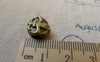 Accessories - 20 Pcs Of Antique Bronze Flower Of Lily Beads Charms 9x10mm A6316