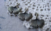 Accessories - 20 Pcs Of Antique Bronze Gingko Gingkgo Leaf Charms 23x23mm A7675