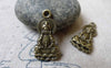 Accessories - 20 Pcs Of Antique Bronze Goddess Of Mercy Guanyin Buddha Charms Pendants 25mm A6579
