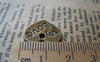 Accessories - 20 Pcs Of Antique Bronze Heart Charms 13x17mm A493