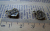 Accessories - 20 Pcs Of Antique Bronze Heart Cookie Charms Pendants Double Sided 10x12mm A509