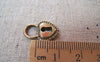 Accessories - 20 Pcs Of Antique Bronze Heart Lock Charms 12x17mm A4067