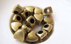 Accessories - 20 Pcs Of Antique Bronze Heart Spacer Beads Charms 8x8.5mm A5227