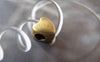 Accessories - 20 Pcs Of Antique Bronze Heart Spacer Beads Charms 8x8.5mm A5227