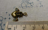 Accessories - 20 Pcs Of Antique Bronze Heart Wing Angel Charms 21x22mm A5546