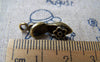 Accessories - 20 Pcs Of Antique Bronze High Heel Flower Sandals Shoes Charms 6x18mm A3283