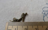 Accessories - 20 Pcs Of Antique Bronze High Heel Shoes Charms 4x22mm A7244