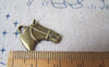 Accessories - 20 Pcs Of Antique Bronze Horse Head Charms 17x20mm A4570