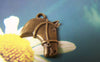 Accessories - 20 Pcs Of Antique Bronze Horse Head Charms 17x20mm A4570