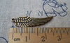 Accessories - 20 Pcs Of Antique Bronze Huge Feather Wing Charms 9x28mm A411