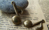 Accessories - 20 Pcs Of Antique Bronze Huge Music Note Charms 17x27mm A3662