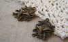 Accessories - 20 Pcs Of Antique Bronze Jingle Bell Christmas Charms 17x22mm A5269
