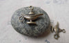 Accessories - 20 Pcs Of Antique Bronze Lamp Of Aladdin Charms 18x22mm A6787