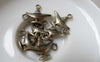 Accessories - 20 Pcs Of Antique Bronze Lamp Of Aladdin Charms 18x22mm A6787