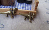 Accessories - 20 Pcs Of Antique Bronze Lovely 3D Dinosaur Charms 12x20mm A1910