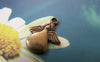 Accessories - 20 Pcs Of Antique Bronze Lovely Angel Charms 13x15mm A2447