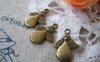 Accessories - 20 Pcs Of Antique Bronze Lovely Angel Charms 13x15mm A2447