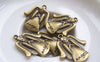 Accessories - 20 Pcs Of Antique Bronze Lovely Angel Charms 20x23mm A4449