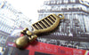 Accessories - 20 Pcs Of Antique Bronze Lovely Bow Comb Charms 7x27mm A1423