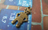 Accessories - 20 Pcs Of Antique Bronze Lovely Boy Charms 11x22mm A4390