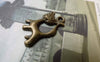Accessories - 20 Pcs Of Antique Bronze Lovely Cat Charms 13x22mm A6397