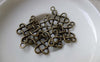 Accessories - 20 Pcs Of Antique Bronze Lovely Chinese Knot Connector Charms 18x31mm A6102