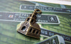 Accessories - 20 Pcs Of Antique Bronze Lovely Church Building Charms 14x22mm A1656