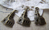 Accessories - 20 Pcs Of Antique Bronze Lovely Church Building Charms 14x22mm A1656