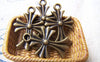 Accessories - 20 Pcs Of Antique Bronze Lovely Cross Charms 16x19mm A469