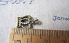 Accessories - 20 Pcs Of Antique Bronze Lovely Crown Charms 10x15mm A4466