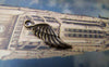 Accessories - 20 Pcs Of Antique Bronze Lovely Feather Wing Charms 8x17mm A2714
