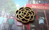 Accessories - 20 Pcs Of Antique Bronze Lovely Filigree Flower Charms Connectors 15mm A322