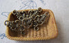 Accessories - 20 Pcs Of Antique Bronze Lovely Flower Connector Charms 14x26mm A4496