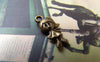 Accessories - 20 Pcs Of Antique Bronze Lovely Girl Charms 7x15mm A735