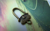 Accessories - 20 Pcs Of Antique Bronze Lovely Handbag Charms 11x19mm A1497