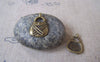 Accessories - 20 Pcs Of Antique Bronze Lovely Handbag Charms 14x21mm A4693