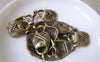 Accessories - 20 Pcs Of Antique Bronze Lovely Handbag Charms 14x21mm A4693