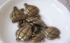 Accessories - 20 Pcs Of Antique Bronze Lovely Hot Air Balloon Charms 17x25mm A3483