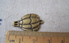Accessories - 20 Pcs Of Antique Bronze Lovely Hot Air Balloon Charms 17x25mm A3483