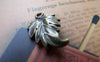 Accessories - 20 Pcs Of Antique Bronze Lovely Leaf Connectors Charms 12x19mm A396