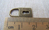 Accessories - 20 Pcs Of Antique Bronze Lovely Lock Charms 11x18mm A3374